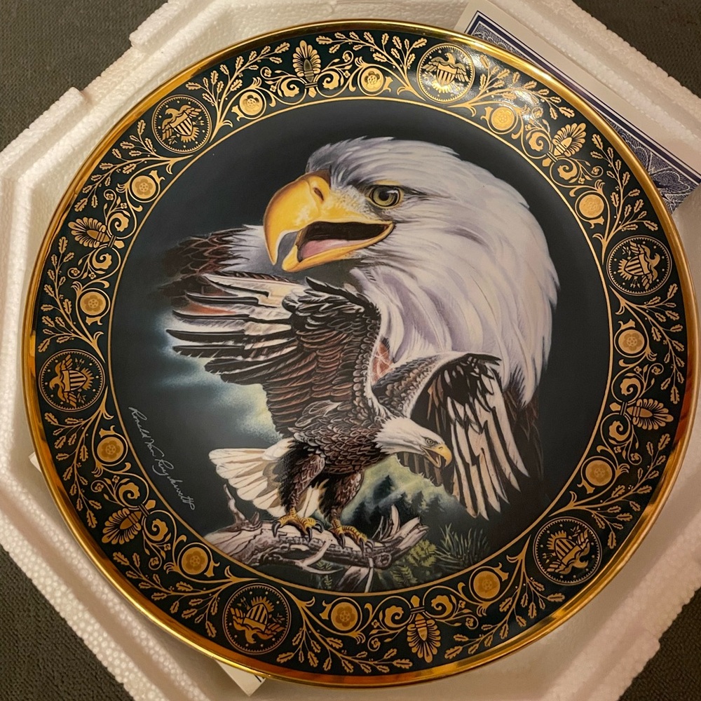 Franklin Mint Royal Doulton The Call of Freedom Collectors Plate